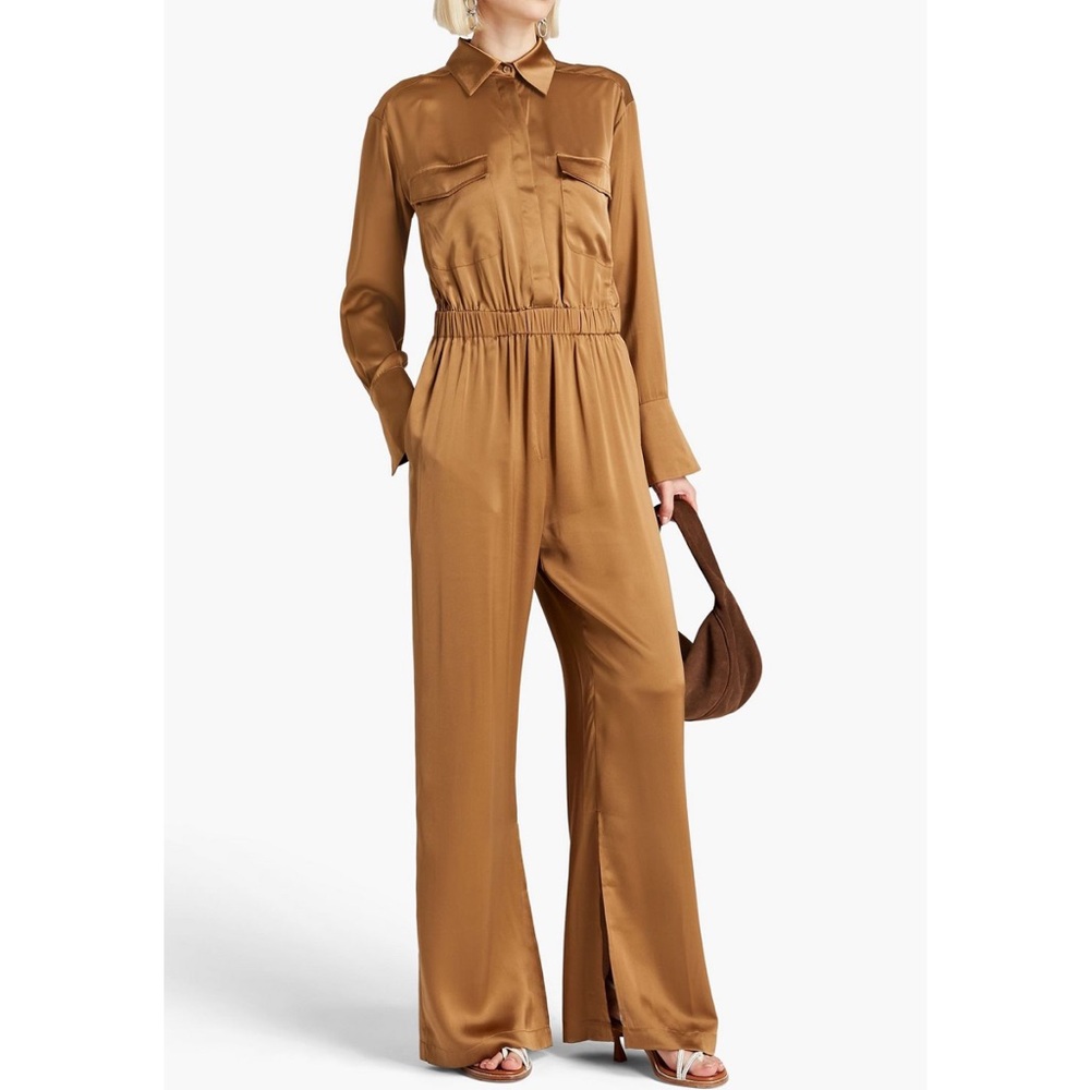 Nicholas Emma Silk-Satin Jumpsuit